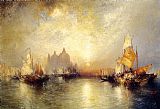 Entrance to the Grand Canal, Venice by Thomas Moran
